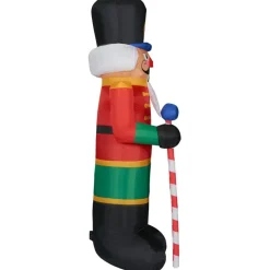 Fraser Hill Farm 10' Traditional Nutcracker Inflatable W Lights & Bag Clearance