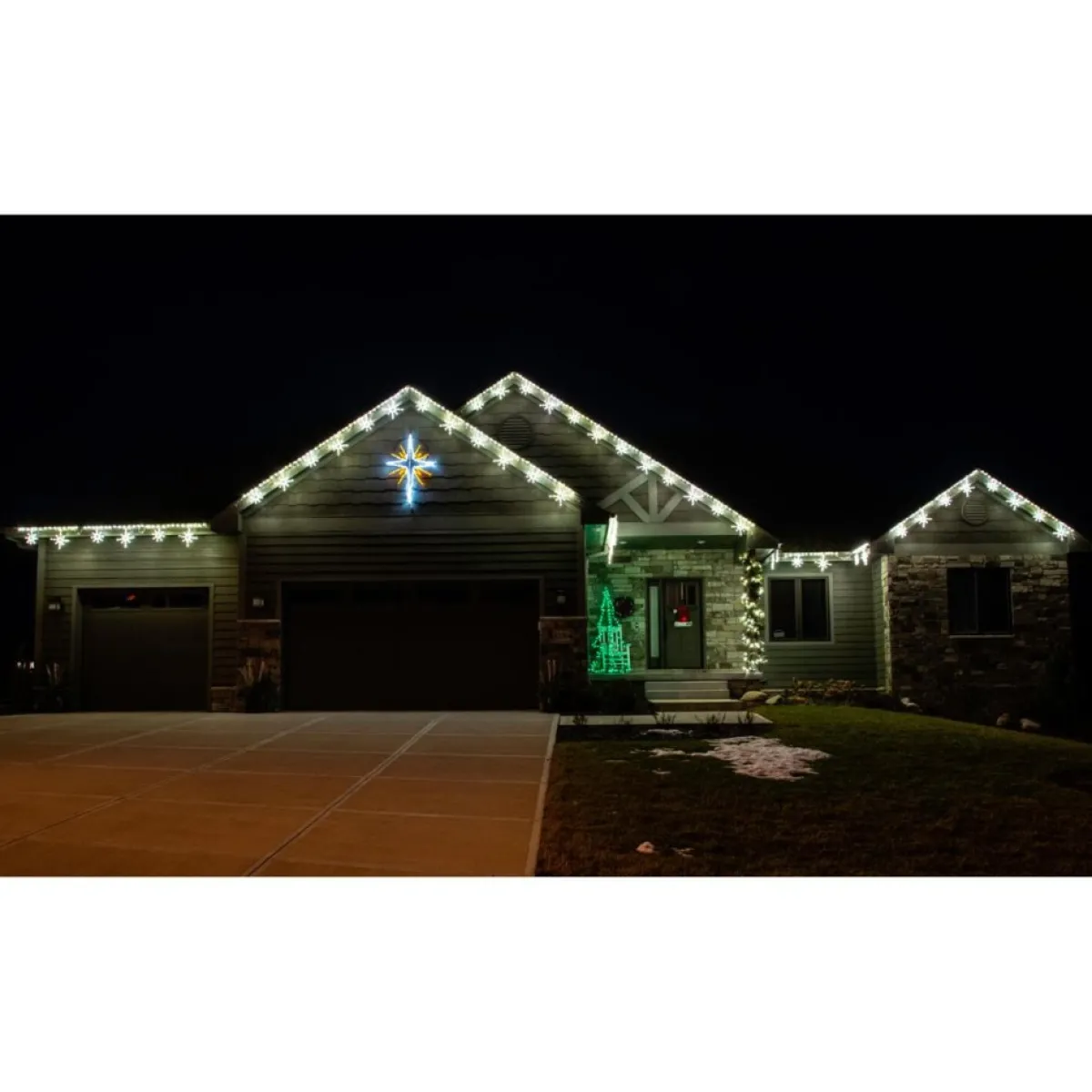 Fraser Hill Farm Christmas Giant Outdoor 4' Led Bethlehem Star Clearance