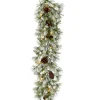 Fraser Hill Farm 9-Ft Garland With Pinecones And Warm White Led Lights Discount