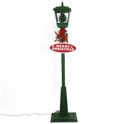 Fraser Hill Farm Let It Snow 71" Street Lamp W/ Tree & Signs Decor Online