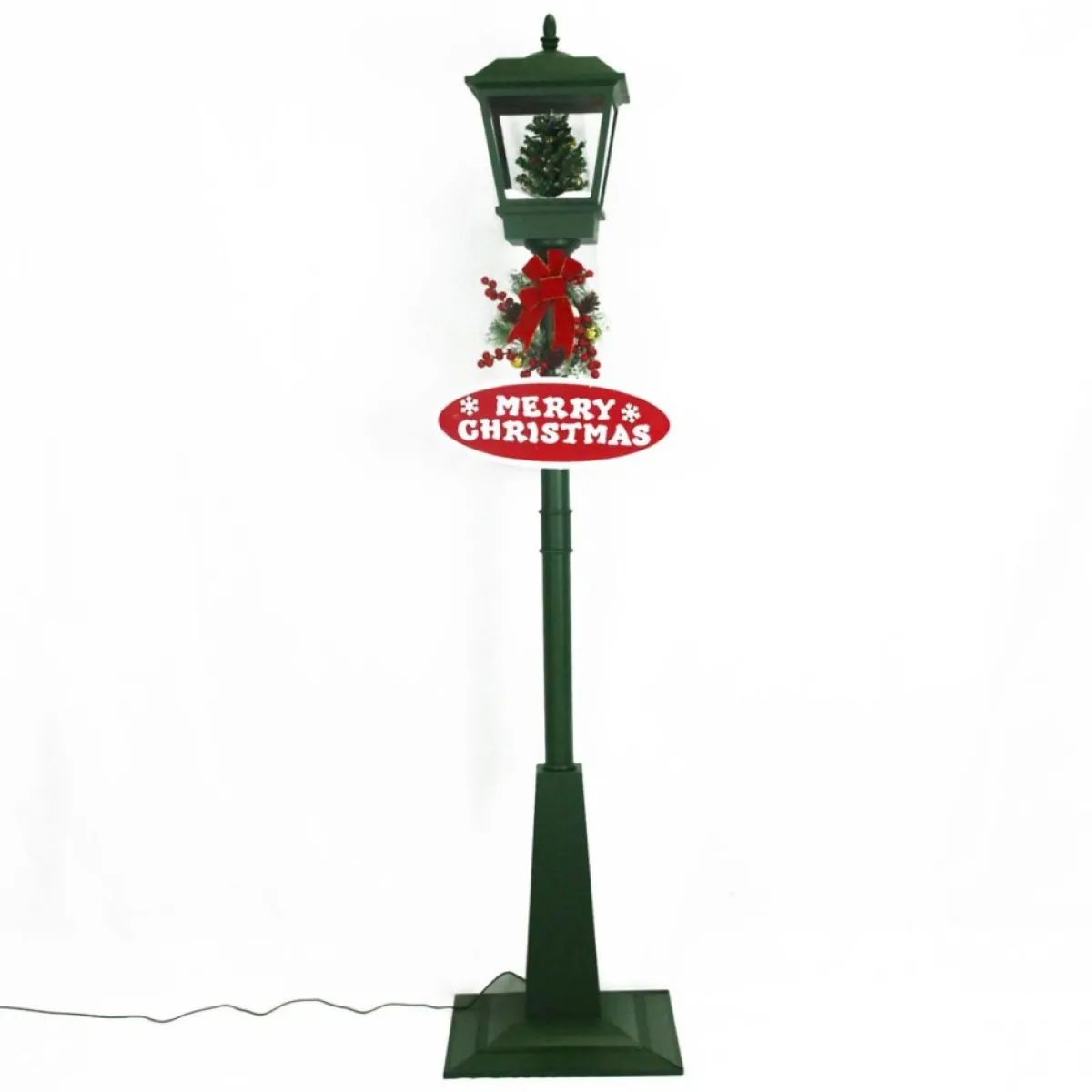 Fraser Hill Farm Let It Snow 71" Street Lamp W/ Tree & Signs Decor Online