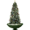 Fraser Hill Farm Let It Snow 55" Musical Tree W Base/Snow Function Hot