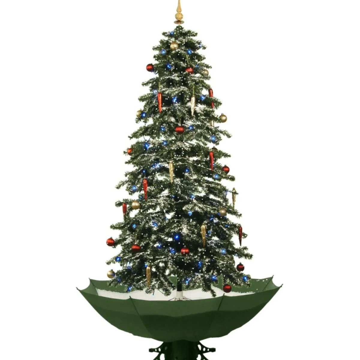 Fraser Hill Farm Let It Snow 55" Musical Tree W Base/Snow Function Hot