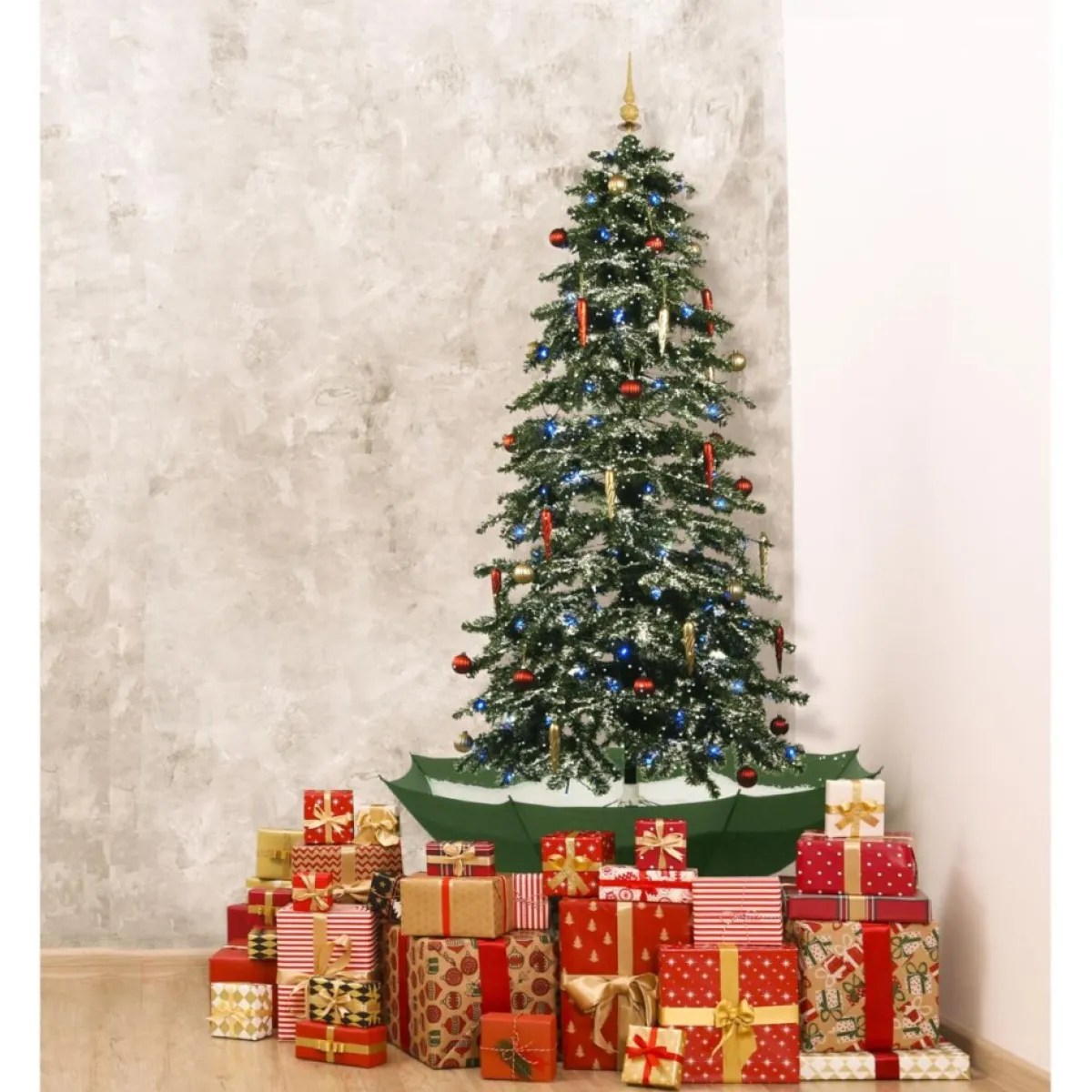 Fraser Hill Farm Let It Snow 55" Musical Tree W Base/Snow Function Hot