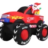 Fraser Hill Farm Fraser Hill 7-Ft. Wide Pre-Lit Inflatable Santa In Monster Truck Online