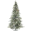 Fraiser Hill Farms 9-Ft. Flocked Mountain Pine Christmas Tree Online