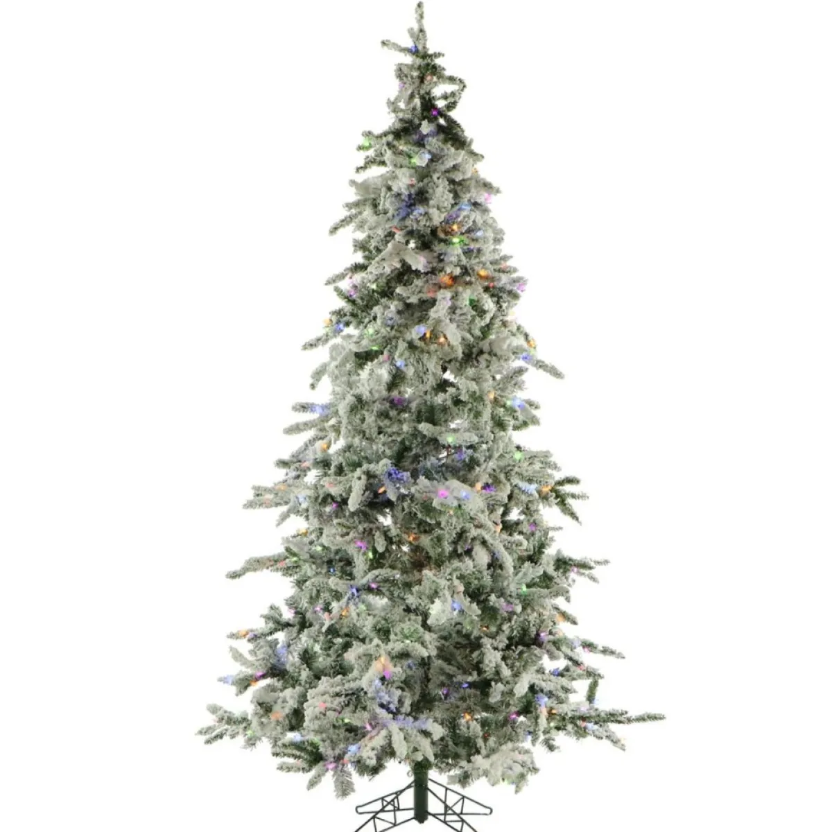 Fraiser Hill Farms 9-Ft. Flocked Mountain Pine Christmas Tree Online