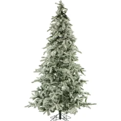 Fraiser Hill Farms 9-Ft. Flocked Mountain Pine Christmas Tree Online