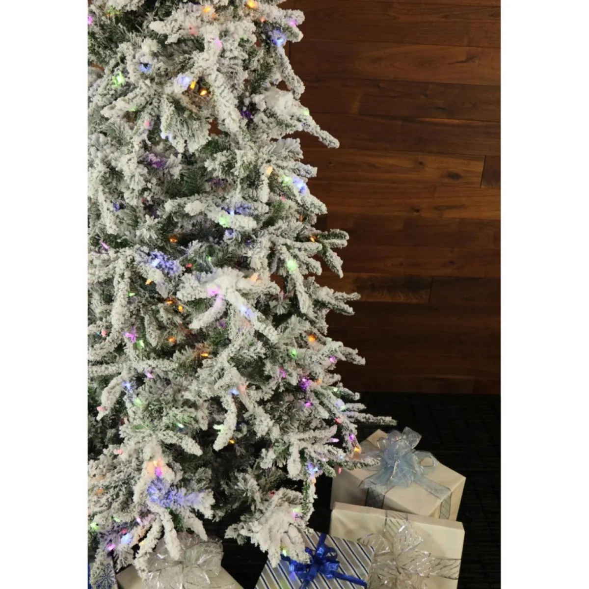 Fraiser Hill Farms 9-Ft. Flocked Mountain Pine Christmas Tree Online