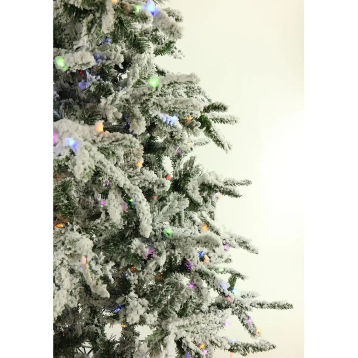 Fraiser Hill Farms 9-Ft. Flocked Mountain Pine Christmas Tree Online