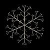Gerson 20" Battery Operated Lighted Hanging Snowflake