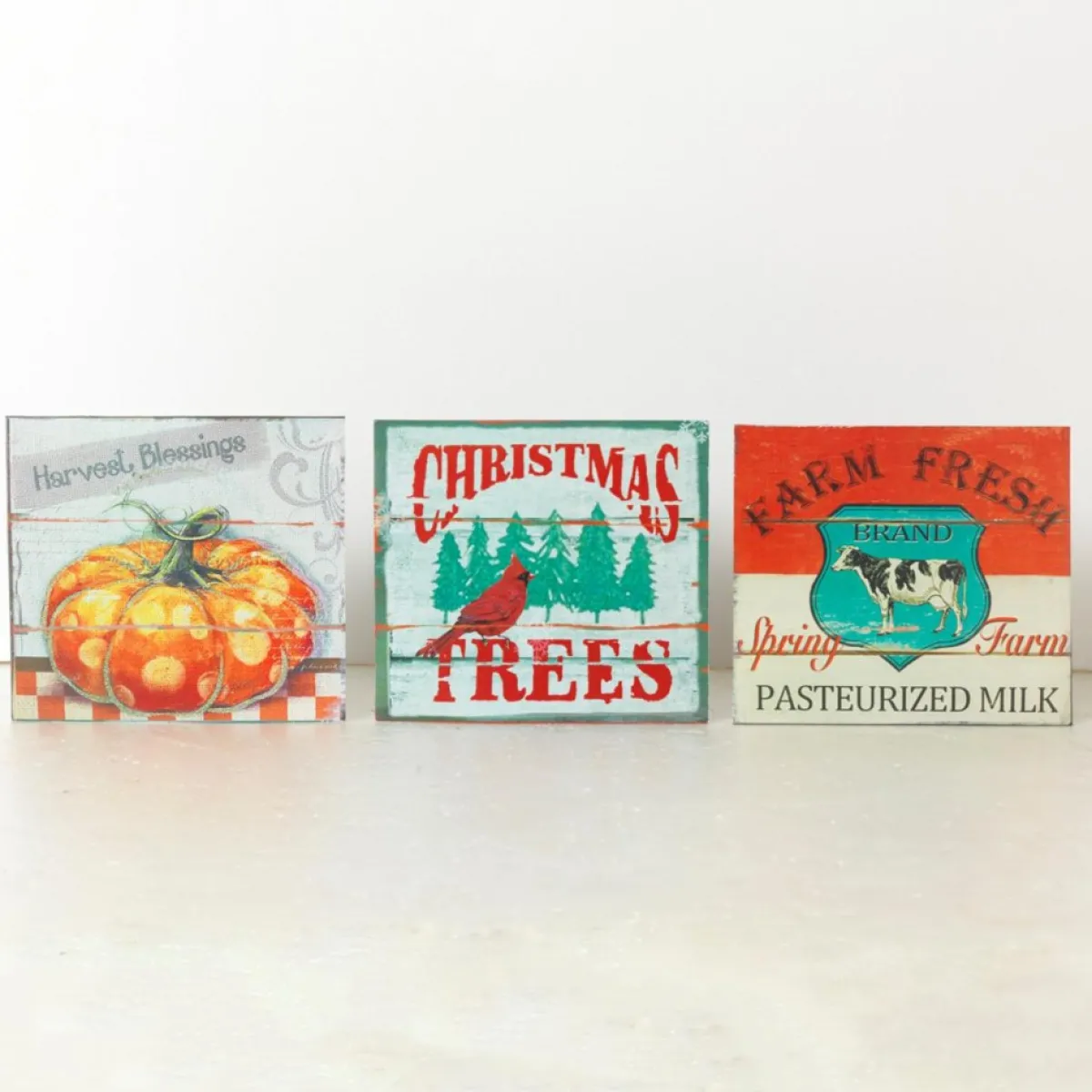 Gerson Company 18.9" Red Antique Metal And Wood Truck W/ 3 Magnets Online