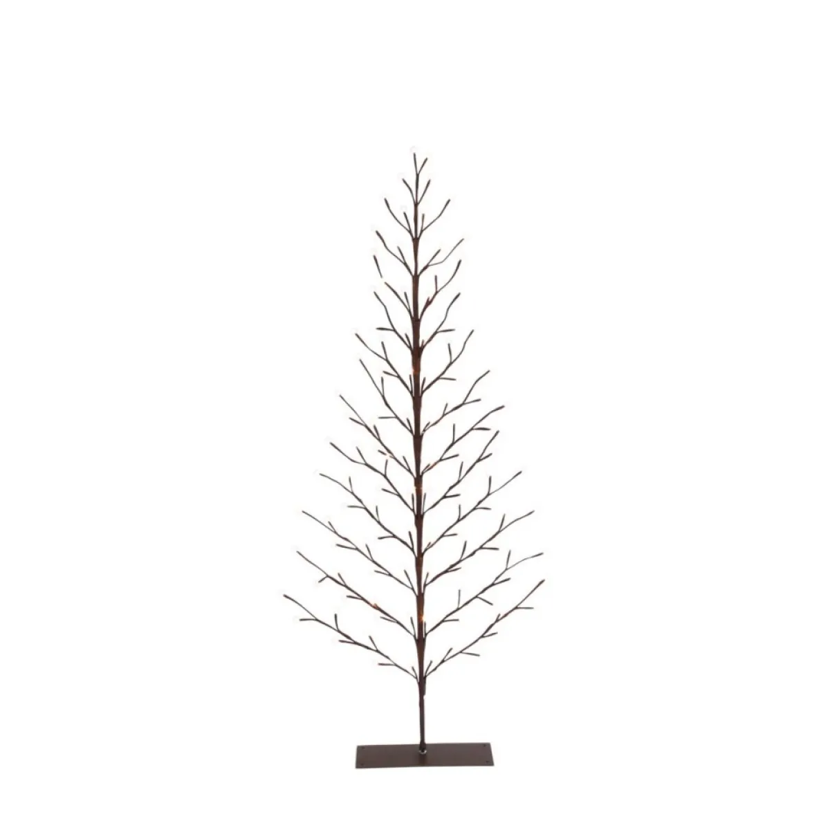 Gerson 5-Ft Electric 2D Tree W/White Led Lights & Outdoor Adapter Outlet