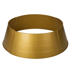 Glitzhome 40.5" D Christmas Hammered Metal Tree Collar Online
