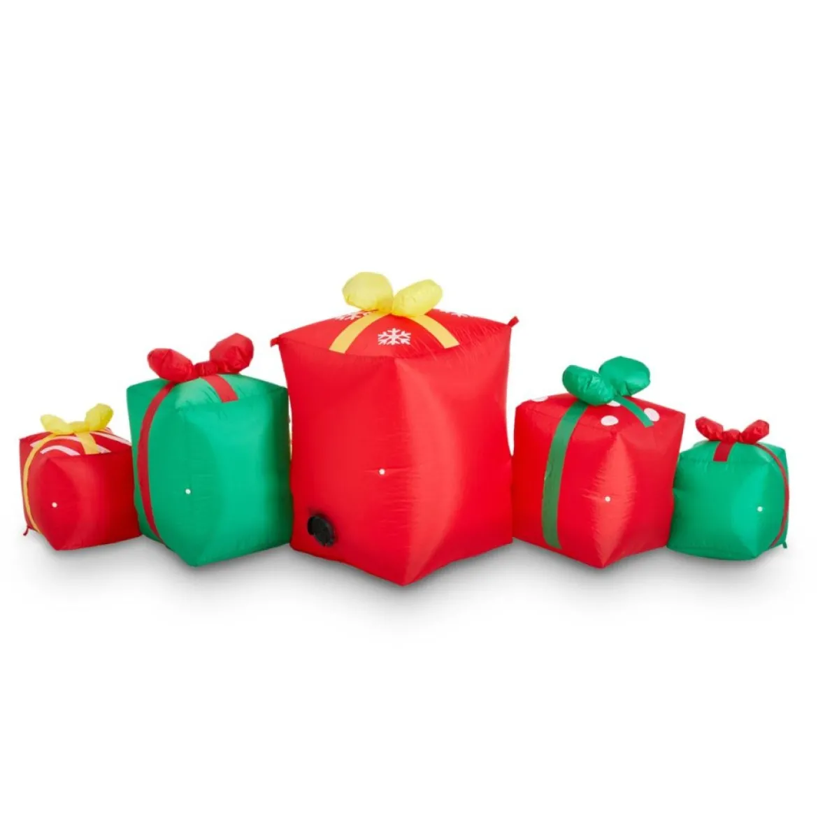 Glitzhome 8' Lighted Inflatable Gift Boxes Decor Clearance