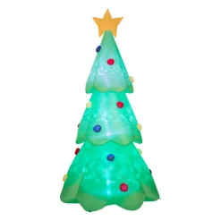 Glitzhome 9' Lighted Inflatable Christmas Tree Decor Clearance