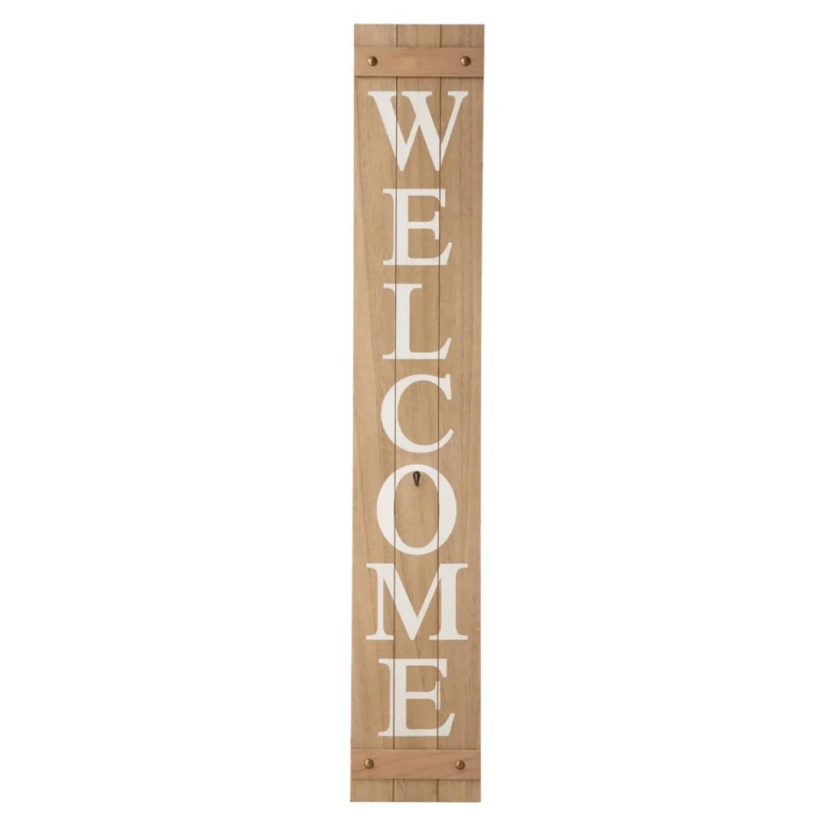 Glitzhome 60" Wooden Welcome Porch Sign W/4 Interchangeable Wreaths Sale