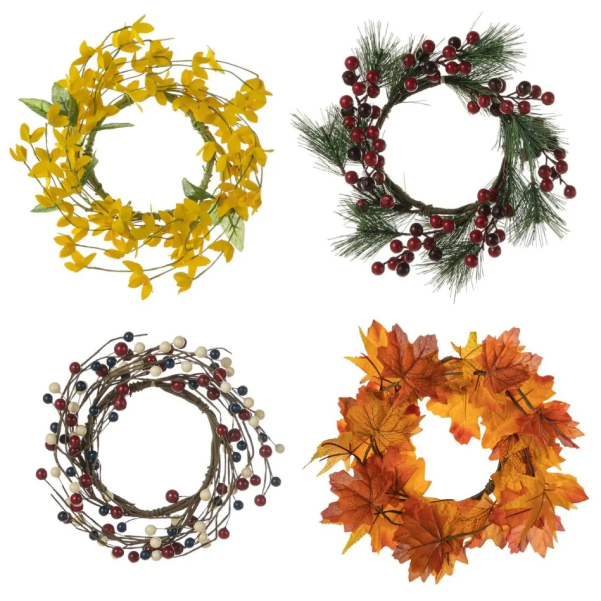 Glitzhome 60" Wooden Welcome Porch Sign W/4 Interchangeable Wreaths Sale