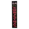 Glitzhome 42"H Lighted Wooden Black Christmas Porch Sign Sale