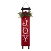 Glitzhome 40"H Lighted Wooden Sleigh Joy Porch Sign