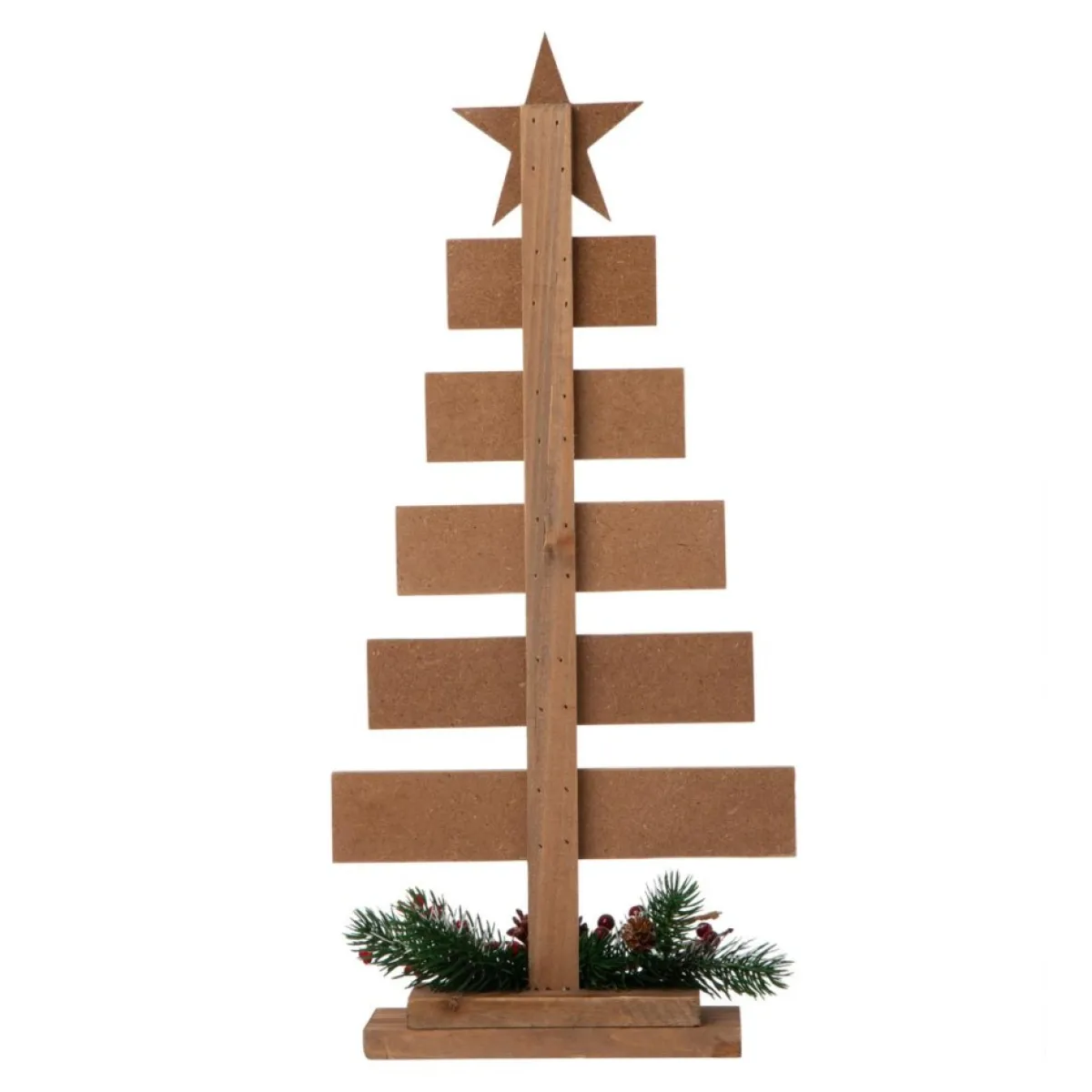 Glitzhome 20In H Wooden Sign Table Tree Decor