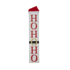 Glitzhome Reversible Wooden Hohoho/Snowman Porch Sign Hot