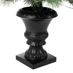 Glitzhome Set Of Two 4Ft Flocked Christmas Tree With 100 Warm White Outlet