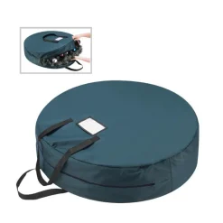Hastings Home 36" Round Artificial Wreath Storage Bag Green Sale