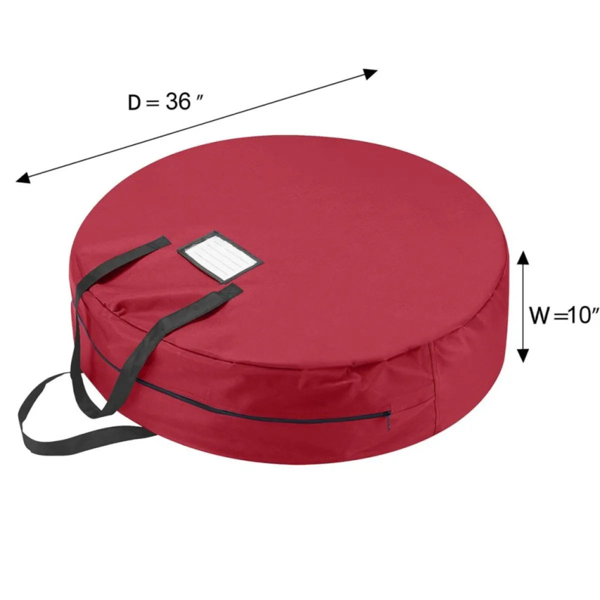 Hastings Home 36" Round Artificial Wreath Storage Bag Green Sale