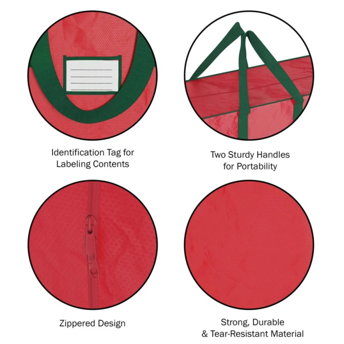 Hastings Home Christmas Tree Storage Bag For 7.5' Artificial Trees Green Outlet