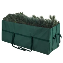 Hastings Home Christmas Tree Storage Bag For 7.5' Trees W/ Straps Red Hot
