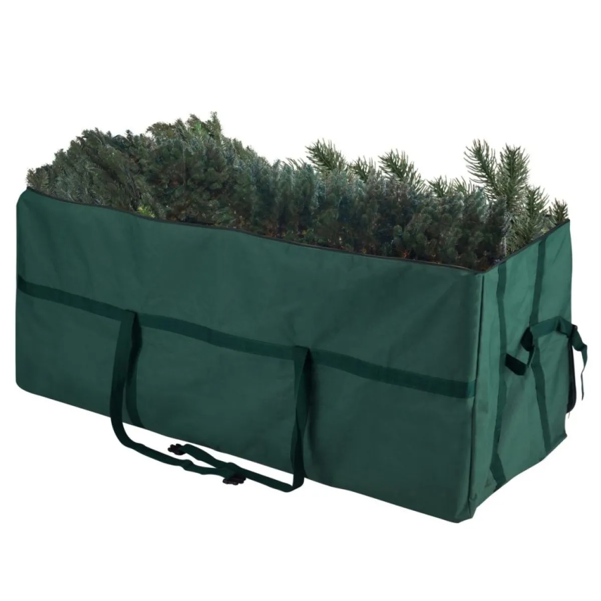 Hastings Home Christmas Tree Storage Bag For 7.5' Trees W/ Straps Red Hot