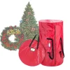 Hastings Home Tree And Wreath Storage Bag Set - Red Sale
