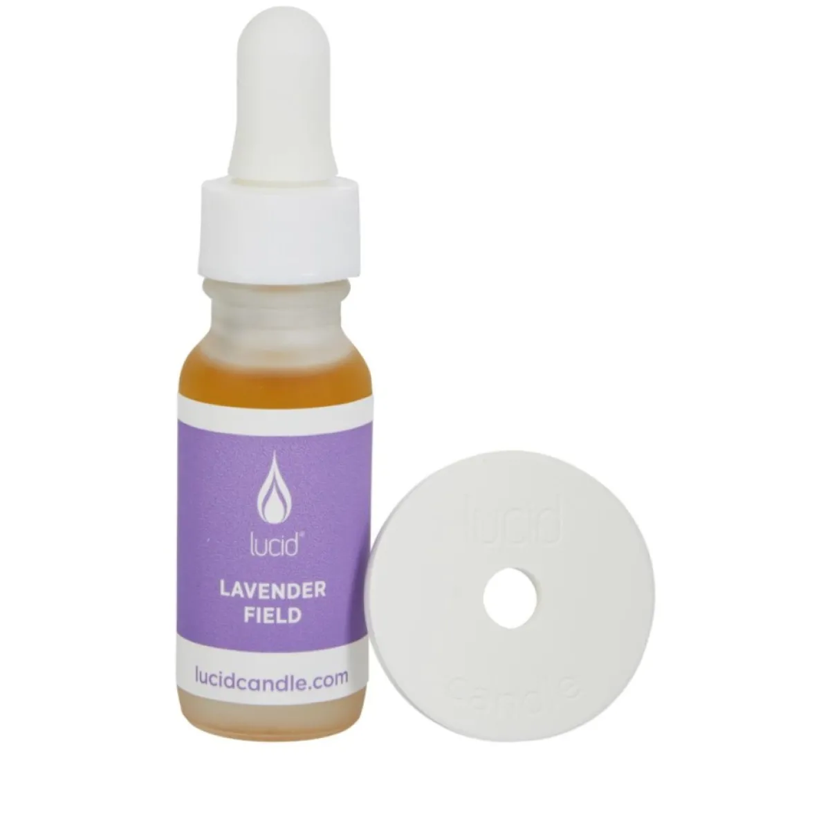 Lucid Candle Lavender Field Oil & Fragrant Stone New