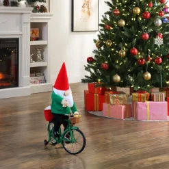 Mr. Christmas 22.4" Cycling Gnome Clearance