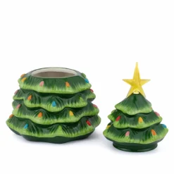 Mr. Christmas 13" Illuminated Nostalgic Tree Cookie Jar Discount