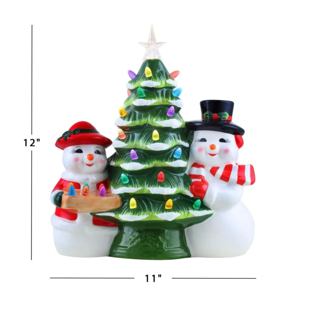 Mr. Christmas 12" Mrs. Claus Nostalgic Tree Santa Outlet