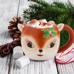 Mr. Christmas 16 Oz Reindeer Mug Discount
