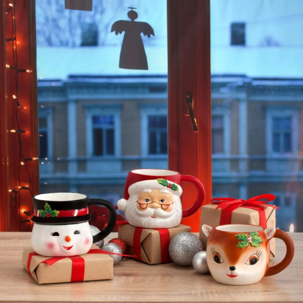 Mr. Christmas 16 Oz Santa Mug Discount