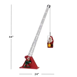 Mr. Christmas 44" Santa's Christmas Crane Clearance