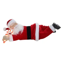 Mr. Christmas 19.25" Sleeping Santa New