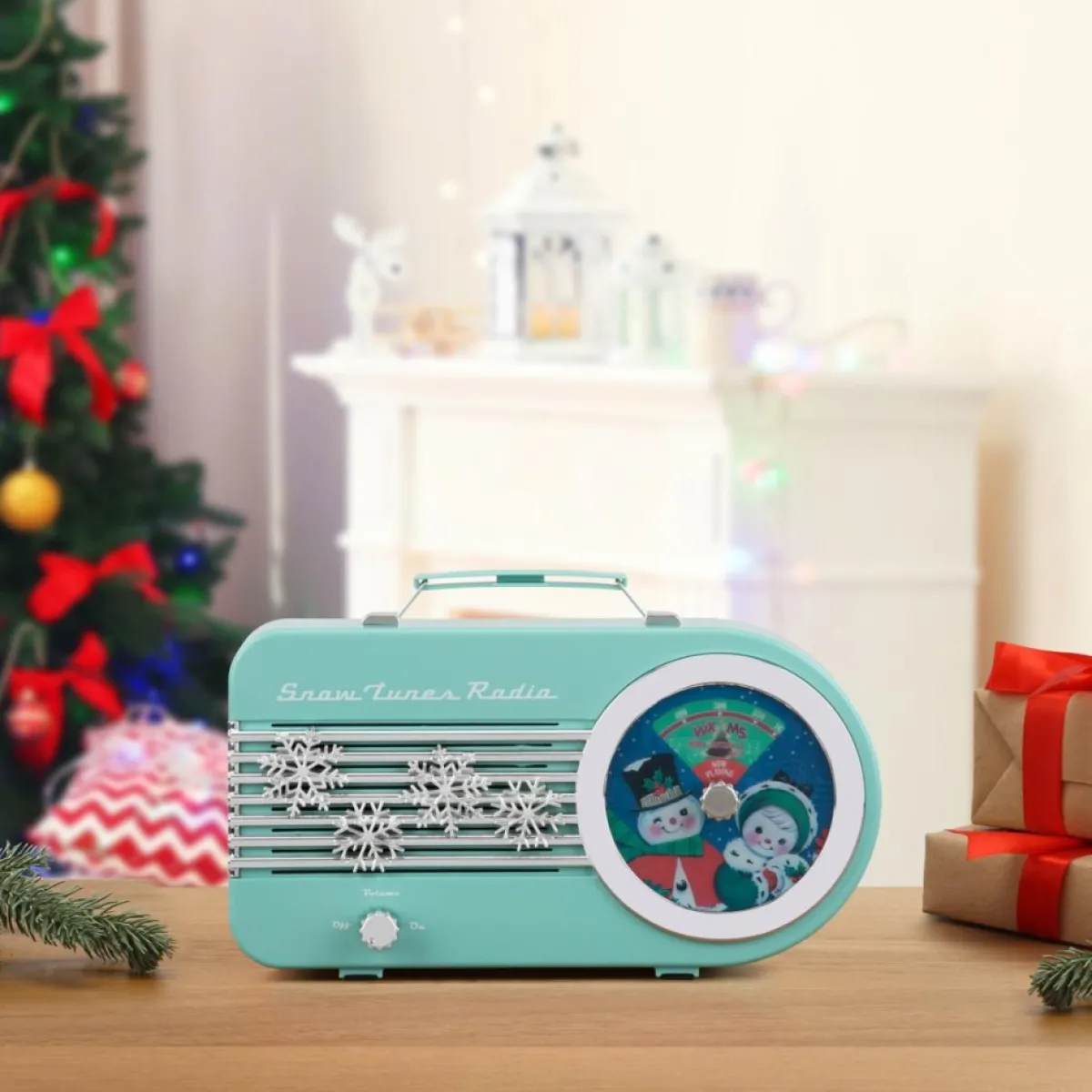 Mr. Christmas 10.5" Snow Tune Radio Hot
