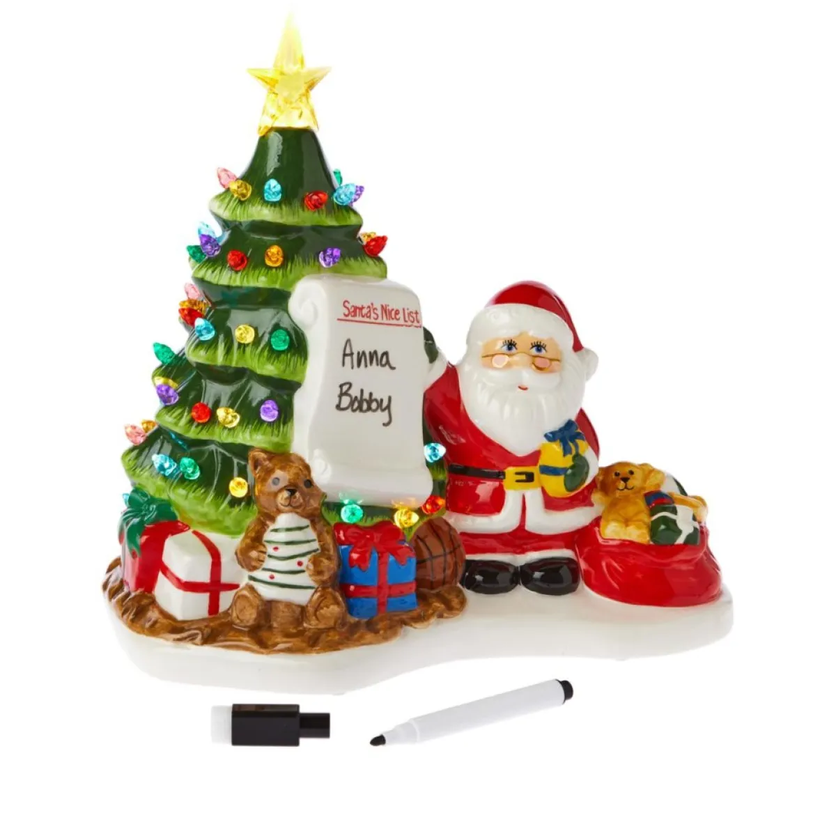 Mr. Christmas 10 Tree With Customizable Santa List Hot