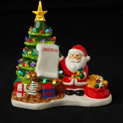 Mr. Christmas 10 Tree With Customizable Santa List Hot