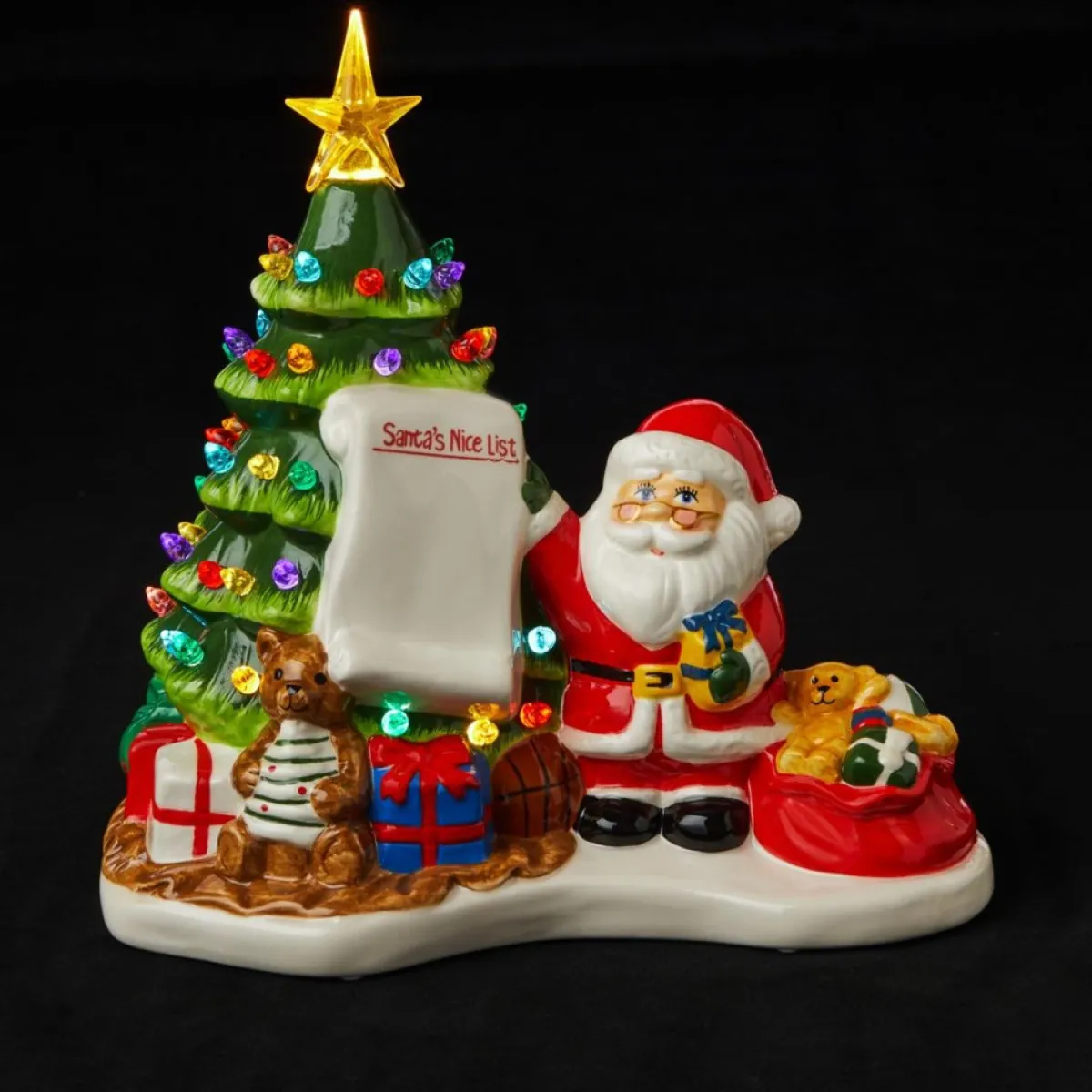 Mr. Christmas 10 Tree With Customizable Santa List Hot