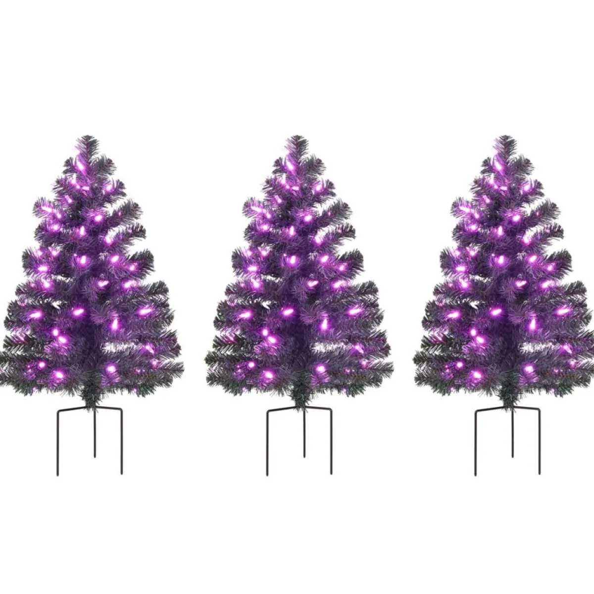 Mr. Christmas Alexa Enabled Pathway Christmas Trees - Rgb Bulbs Sale