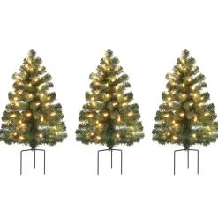 Mr. Christmas Alexa Enabled Pathway Christmas Trees - Rgb Bulbs Sale