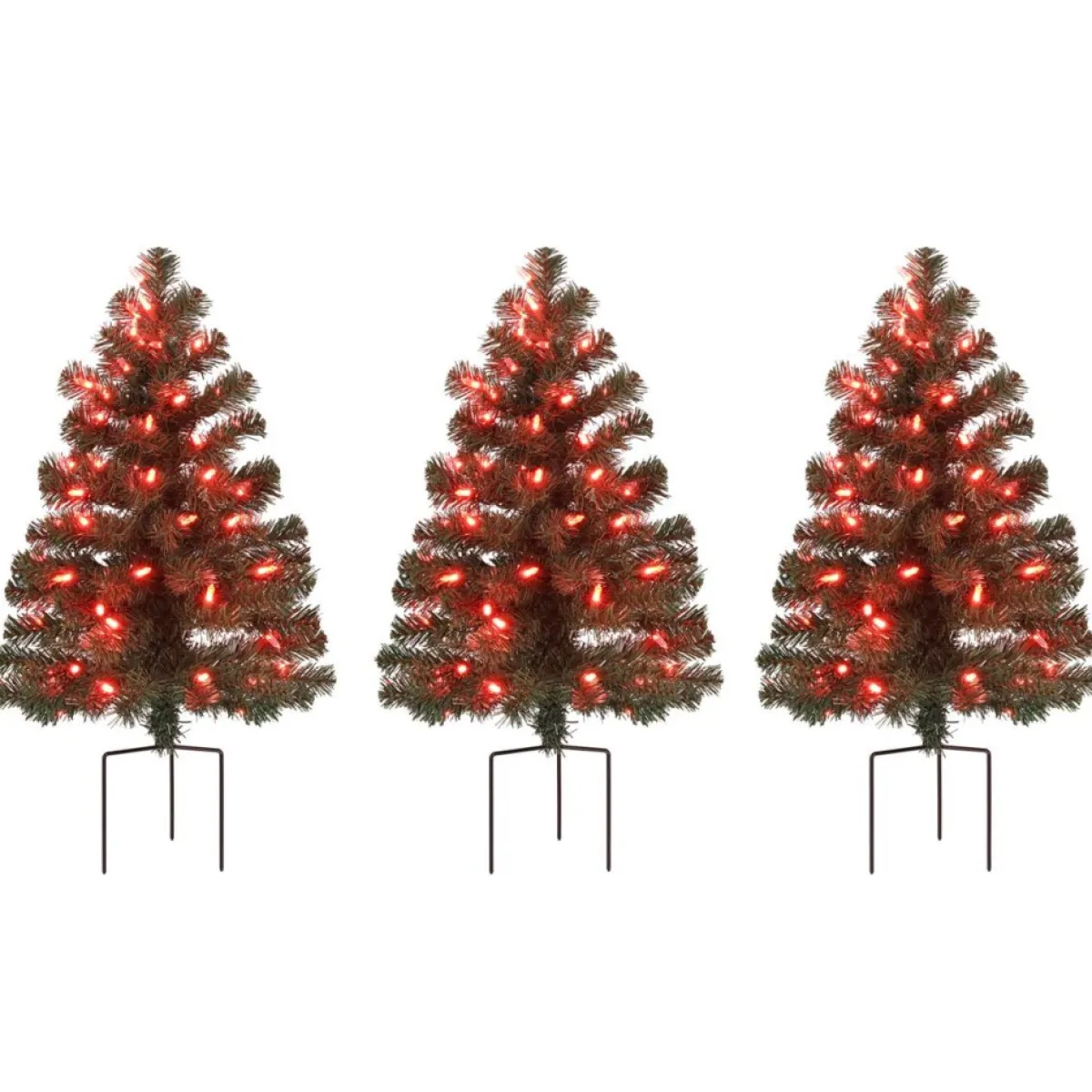 Mr. Christmas Alexa Enabled Pathway Christmas Trees - Rgb Bulbs Sale