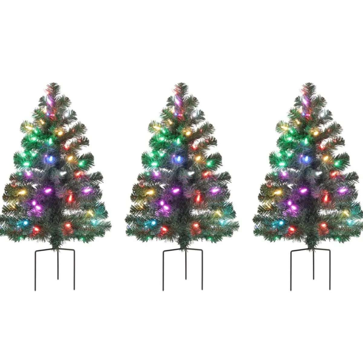 Mr. Christmas Alexa Enabled Pathway Christmas Trees - Rgb Bulbs Sale