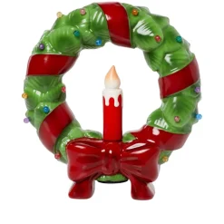 Mr. Christmas Led Blow Mold Wreath With Timer Discount